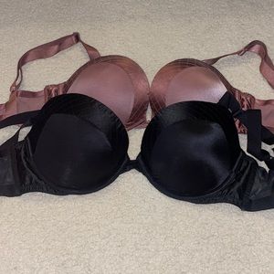 Victorias Secret Satin Very Sexy Push Up Bras